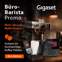 Gigaset Professional macht dich zum Büro-Barista